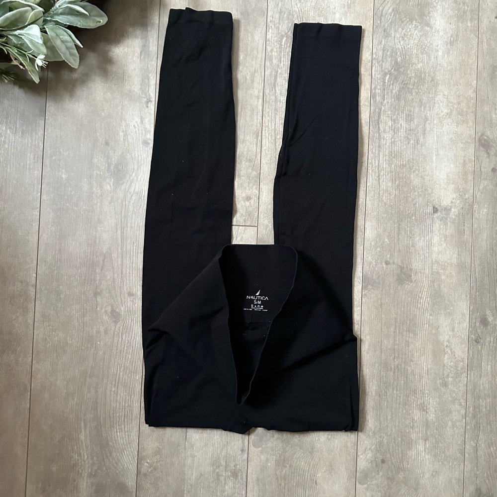 Nautica Women’s High Rise Black Leggings